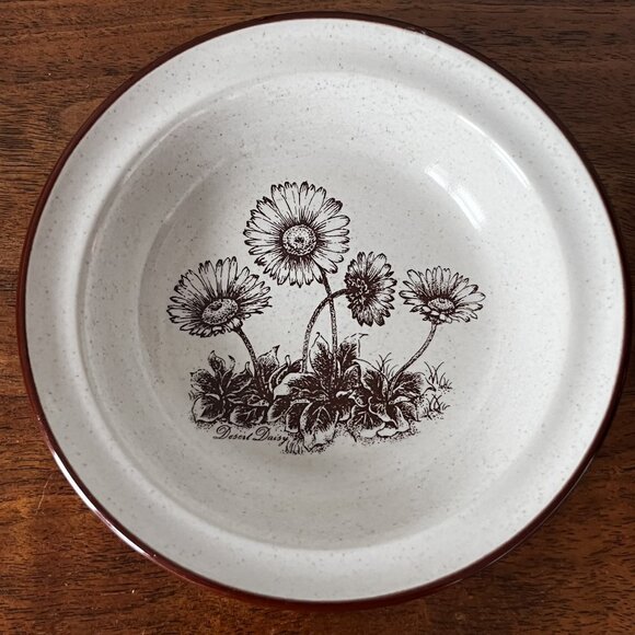 Set of 4 Noritake Desert Flowers Rim Fruit Dessert Bowl 5 5/8” Sauce Daisy 8341 - Picture 5 of 9